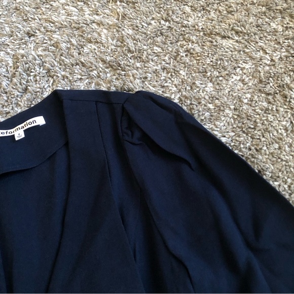 ✨SALE✨ Reformation Mavis Dress - Midnight Navy - Picture 5 of 7